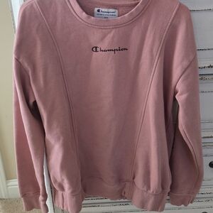 Champion Blush Pink Crewneck Sweatshirt Size Mediun